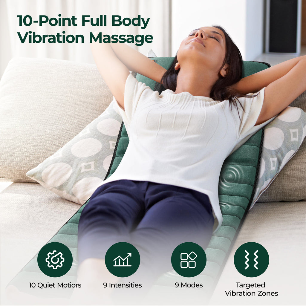 Alfombra Masajeadora Multifunción con Calor y Accesorios para Pies – Relajación Completa en Casa