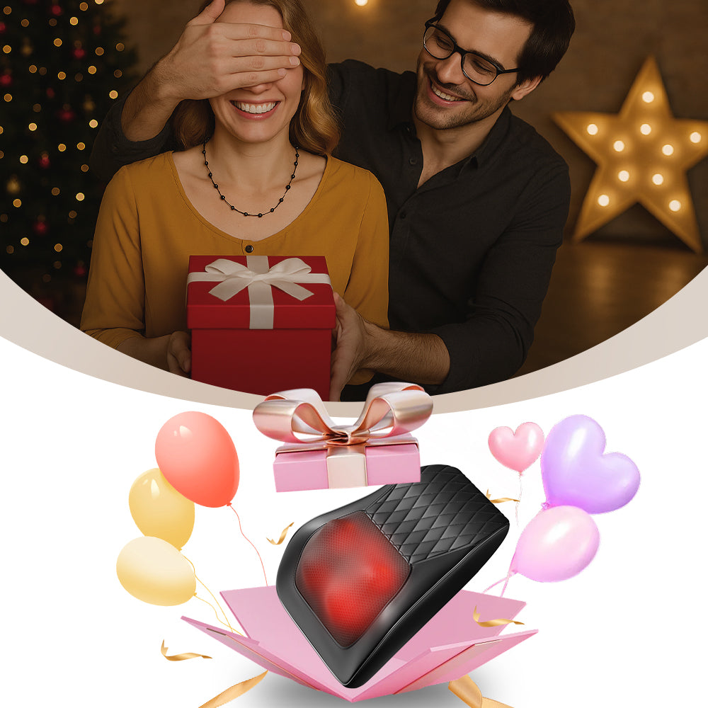 Masajeador de Cuello con Calor – Relajación de Hombros y Espalda Portátil