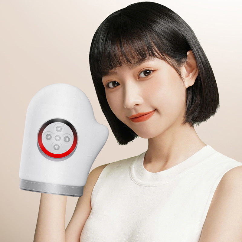 “Air pressure electric hand massager with infrared heat therapy, portable and wireless, relieves finger and palm fatigue at home, office, or travel”