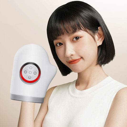 “Air pressure electric hand massager with infrared heat therapy, portable and wireless, relieves finger and palm fatigue at home, office, or travel”